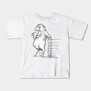 Ram On Smoko Break Kids T-Shirt